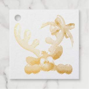 Étiquette-cadeau Reindeer Puzzled drôle Caractère de Noël