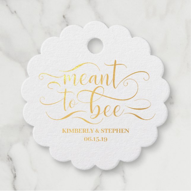 Étiquette-cadeau Ruche destinée à être (Devant)