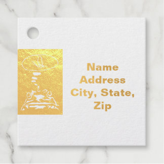 Étiquette-cadeau Sci-Fi smart animaux "Hungry Frog Dreams"