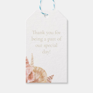 Étiquette cadeau Sea Shell