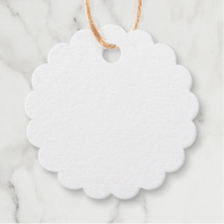 Étiquette-cadeau simple minimal solid color custom blue gray rich 