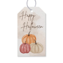 Étiquette cadeau simple moderne d'Halloween