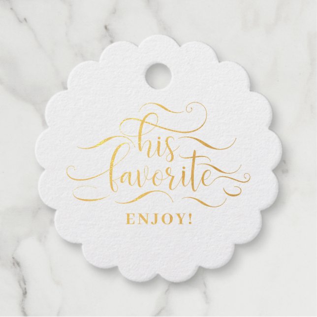 Étiquette-cadeau Son Mariage favori (Devant)