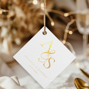 Étiquette-cadeau Spécifique Au Client, Élégant, Classique, Monogram
