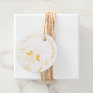 Étiquette-cadeau Suivez votre nez jusqu'aux friandises, Grand Danoi