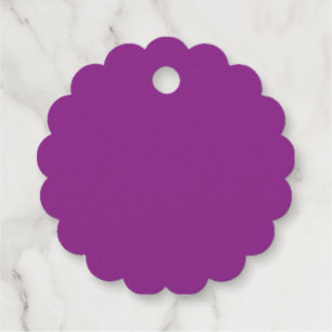 Étiquette-cadeau Un arrière - plan violet profond accentué par un b