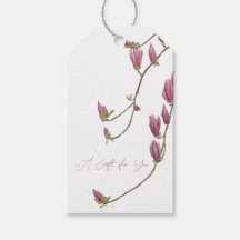 Étiquette Cadeau Vigne de Magnolia