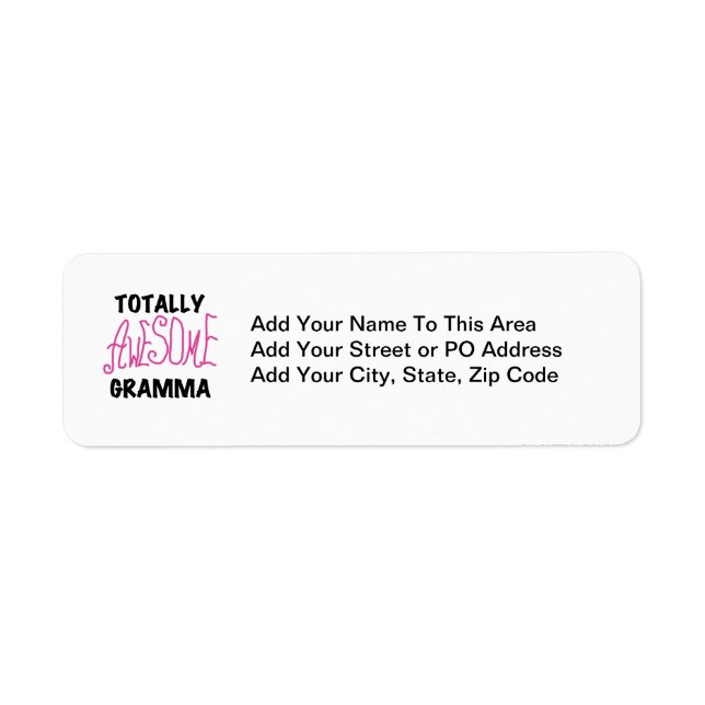 Étiquette Cadeaux roses totalement impressionnants de (Devant)