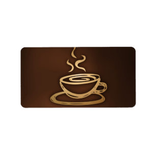 Étiquette Café Dans Ma Coupe