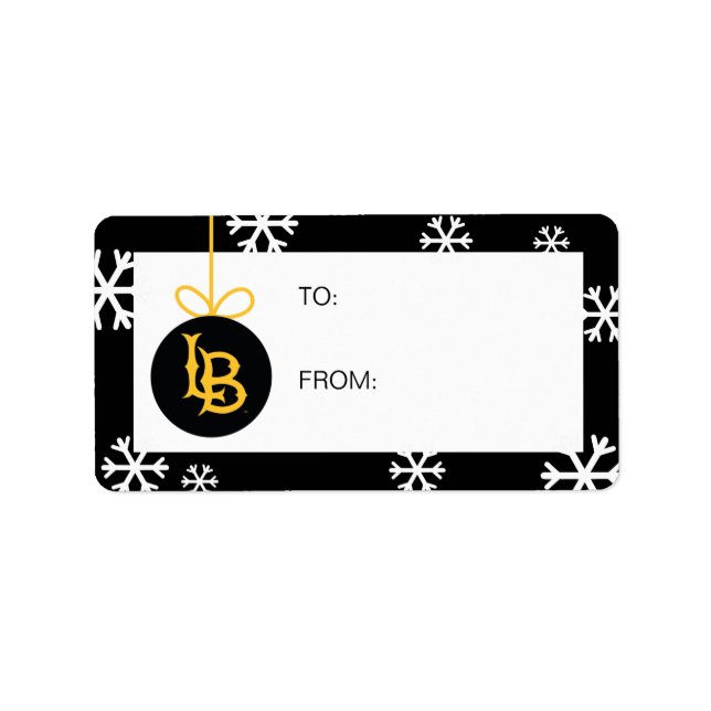 Étiquette Cal State Long Beach (Devant)