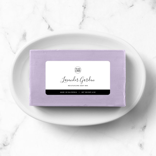 Étiquette Calligraphie Couleurs modifiables Produit de contr (Créateur téléchargé)