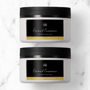 Étiquette Calligraphie Couleurs modifiables Produit de contr