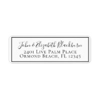 Calligraphie moderne personnalisée pour l'adresse