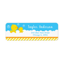 Caoutchouc jaune et bleu