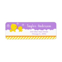 Caoutchouc jaune et violet