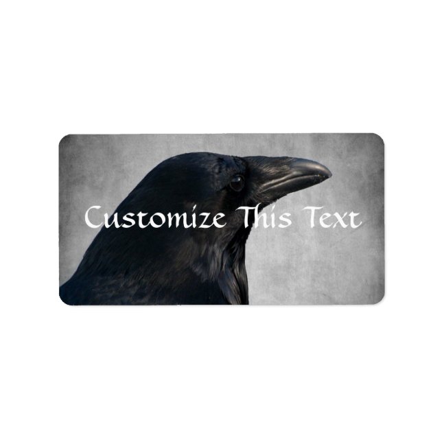 Étiquette Capture du glamour du corbeau (Devant)