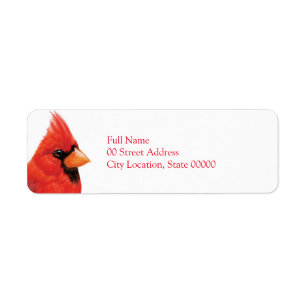 Étiquette Cardinal masculin fier