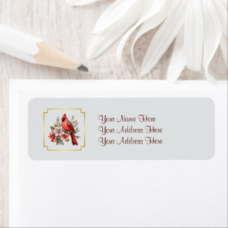 Étiquette Cardinal Return Address Labels Matching Set