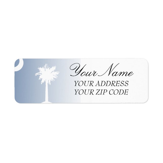 ÉTIQUETTE CAROLINA DU SUD (Devant)