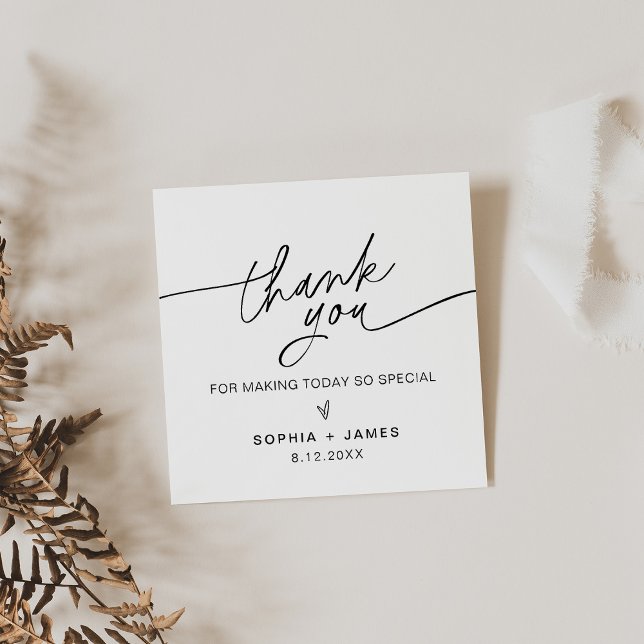 Étiquette Carré du panneau Merci EVERLEIGH (Créateur téléchargé)