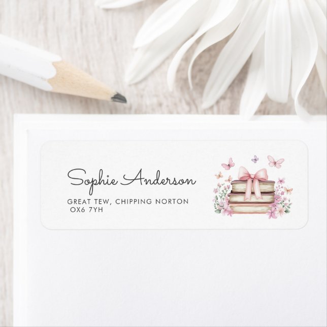 Étiquette Carte de Naissance pour l'Histoire d'un Nouveau Ch (En situation)