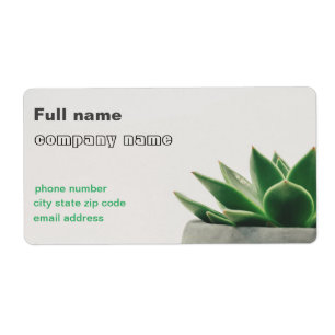 Étiquette Carte de visite standard de 3,5 pouces x 2,0 pouce