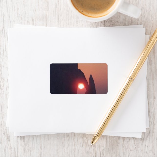 Étiquette Carte simple (En situation)