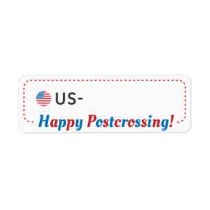 Étiquette Cartes postales ID US America Postcross ベ
