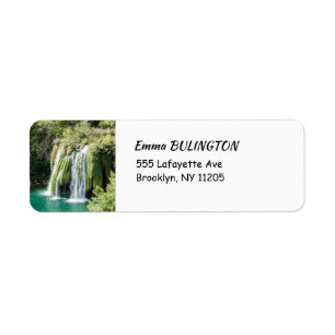 Étiquette Cascades dans le Parc National de Plitvice - Croat