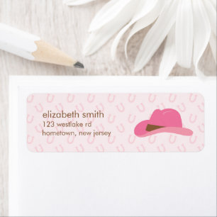 Étiquette Casquette Pink Cowgirl