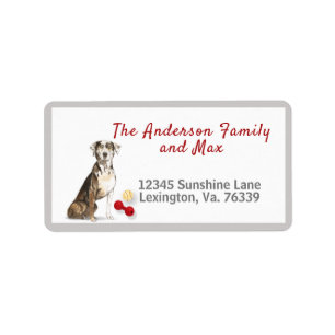 Étiquette Catahoula Hound Toys Accueil Retour Adresse