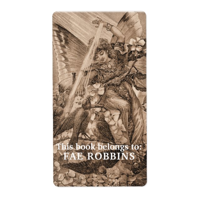 Étiquette Ce livre appartient à la plaque d'immatriculation  (Devant)