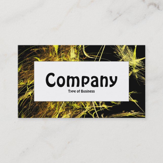 Étiquette central - Flamme fractale 02 (Devant)