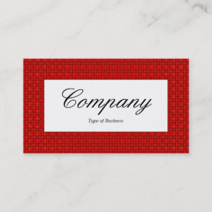 Étiquette central - Texture en tissu rouge