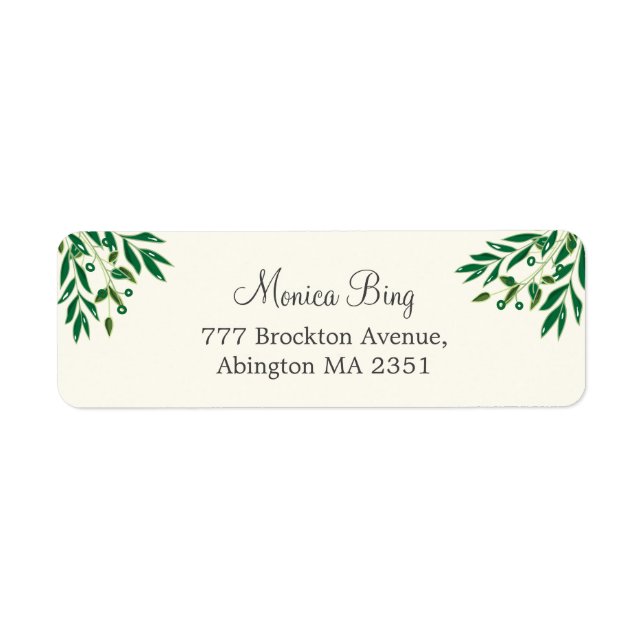 Étiquette Cercle d'amour | Adresse de retour (Devant)