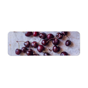 Étiquette Cerises