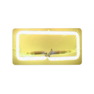 Étiquette C'EST ÉLECTRIQUE ! NEON SIGN Imprimer votre propre