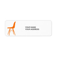 Chaise latérale en plastique moulé Eames