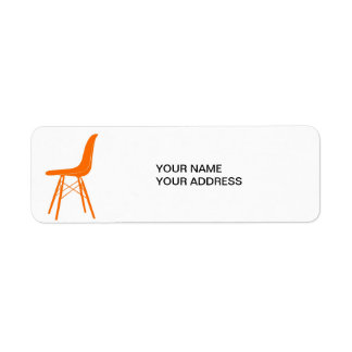 Étiquette Chaise latérale en plastique moulé Eames