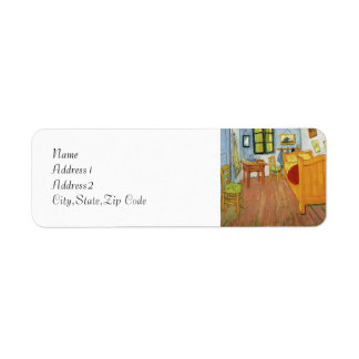 Étiquette Chambre de Vincent à Arles par Van Gogh