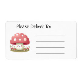 Étiquette Champignons souriants