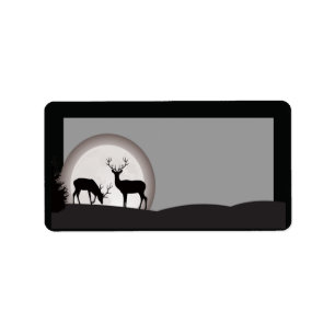 Étiquette Chasseurs d'adresse postale de 1,25 po x 2,75 po M