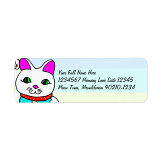 Étiquette Chat Chéri Kawaii