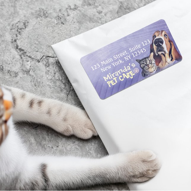 Étiquette Chat & Chien Entretien pour animaux de compagnie G (Créateur téléchargé)