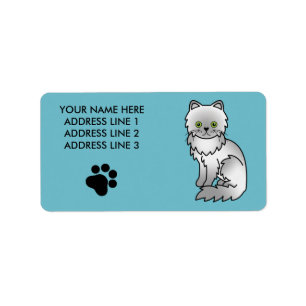 Étiquette Chat Persan Chincilla