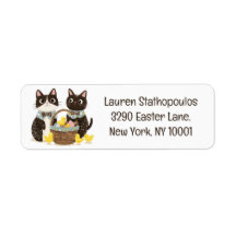 Chats de Pâques Panier de Pâques Bébés Poussins