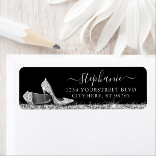 Étiquette Chaussures haute talon Silver Glam Adresse de reto