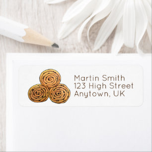 Étiquette Chelsea Buns UK Currant Bun Bakou British Food