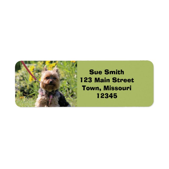 Étiquette Chérie simple (Devant)