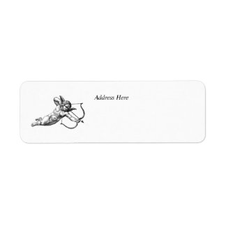 Étiquette Cherub vintage Cupid Love Retourner l'adresse Étiq